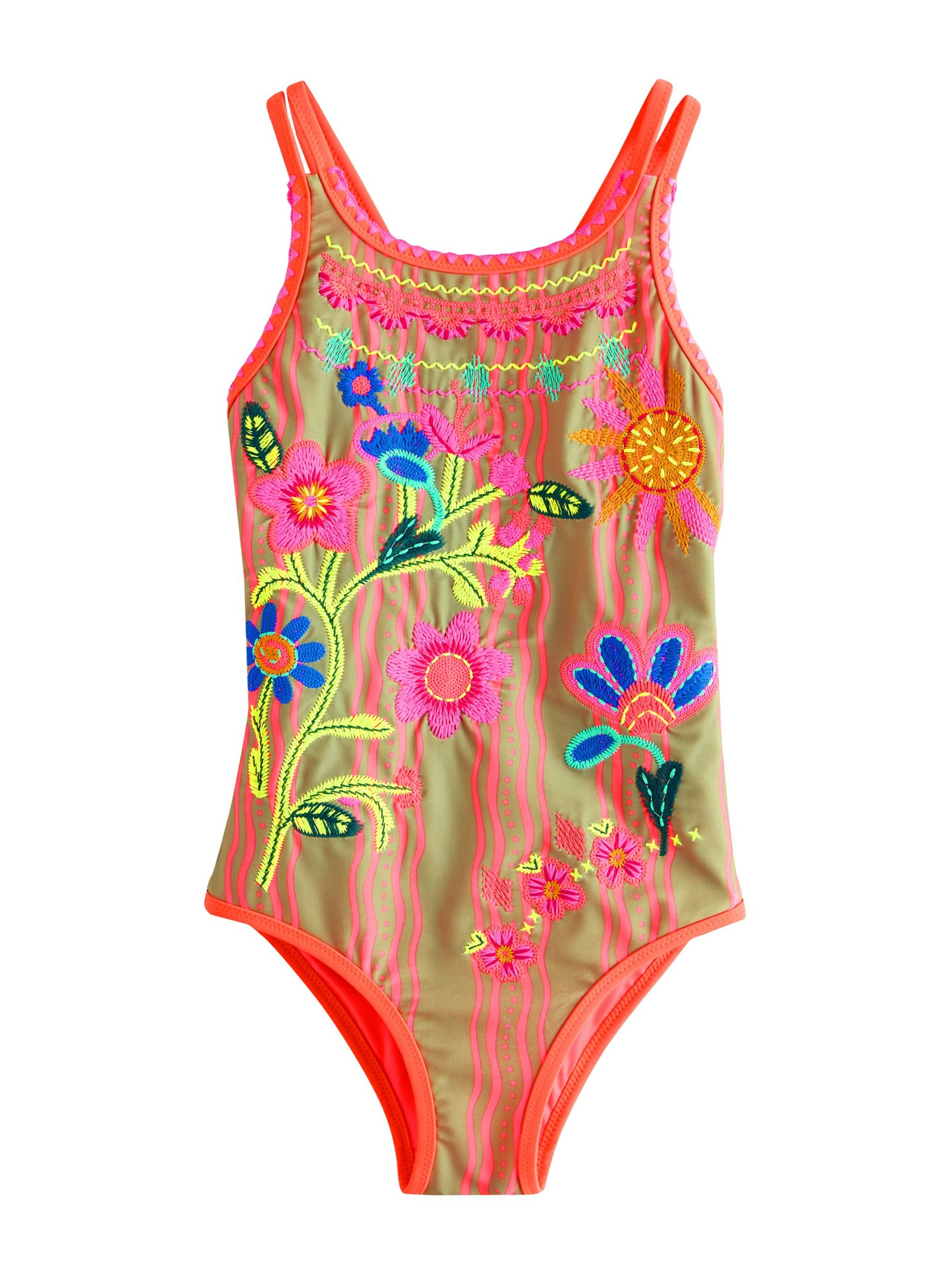 Next Swimsuit in Green: front