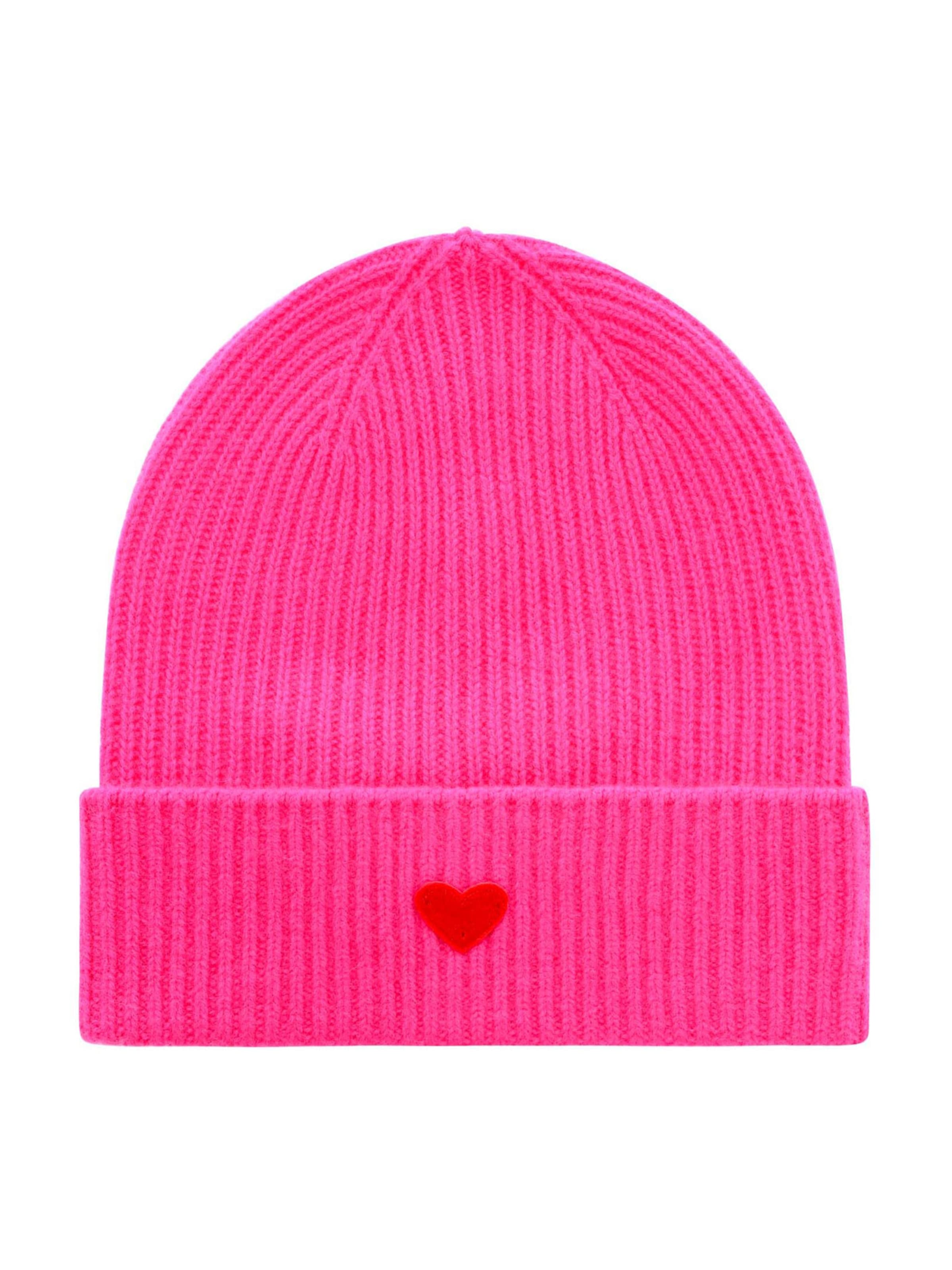 Bonnet Zwillingsherz en rose