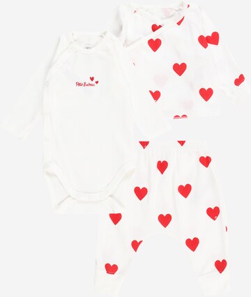 PETIT BATEAU Set in White: front