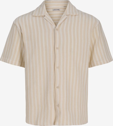 JACK & JONES Skjorte 'JWHCoba' i beige: forside
