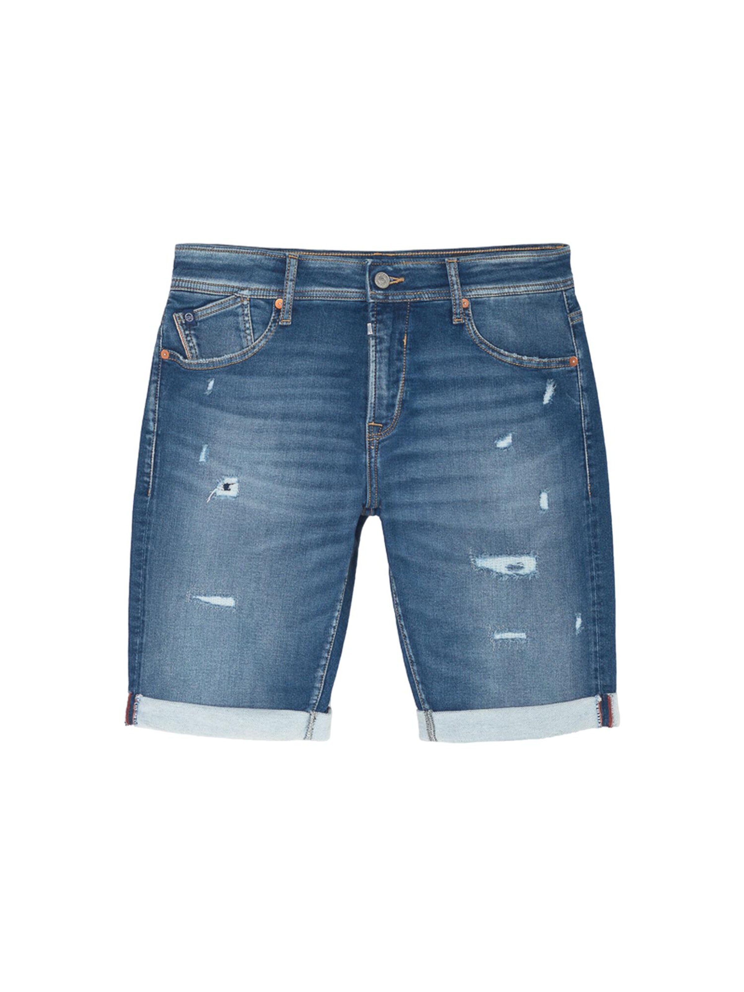 Effilé Jean Le Temps Des Cerises en bleu : devant