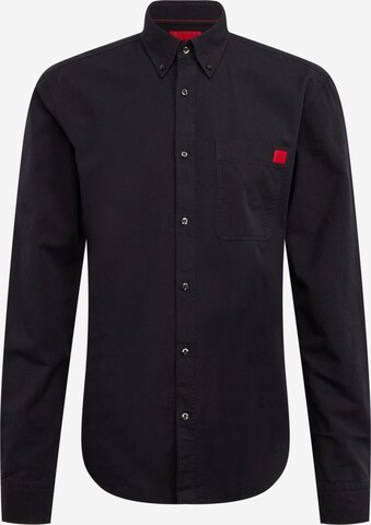 Coupe slim Chemise HUGO en noir : devant