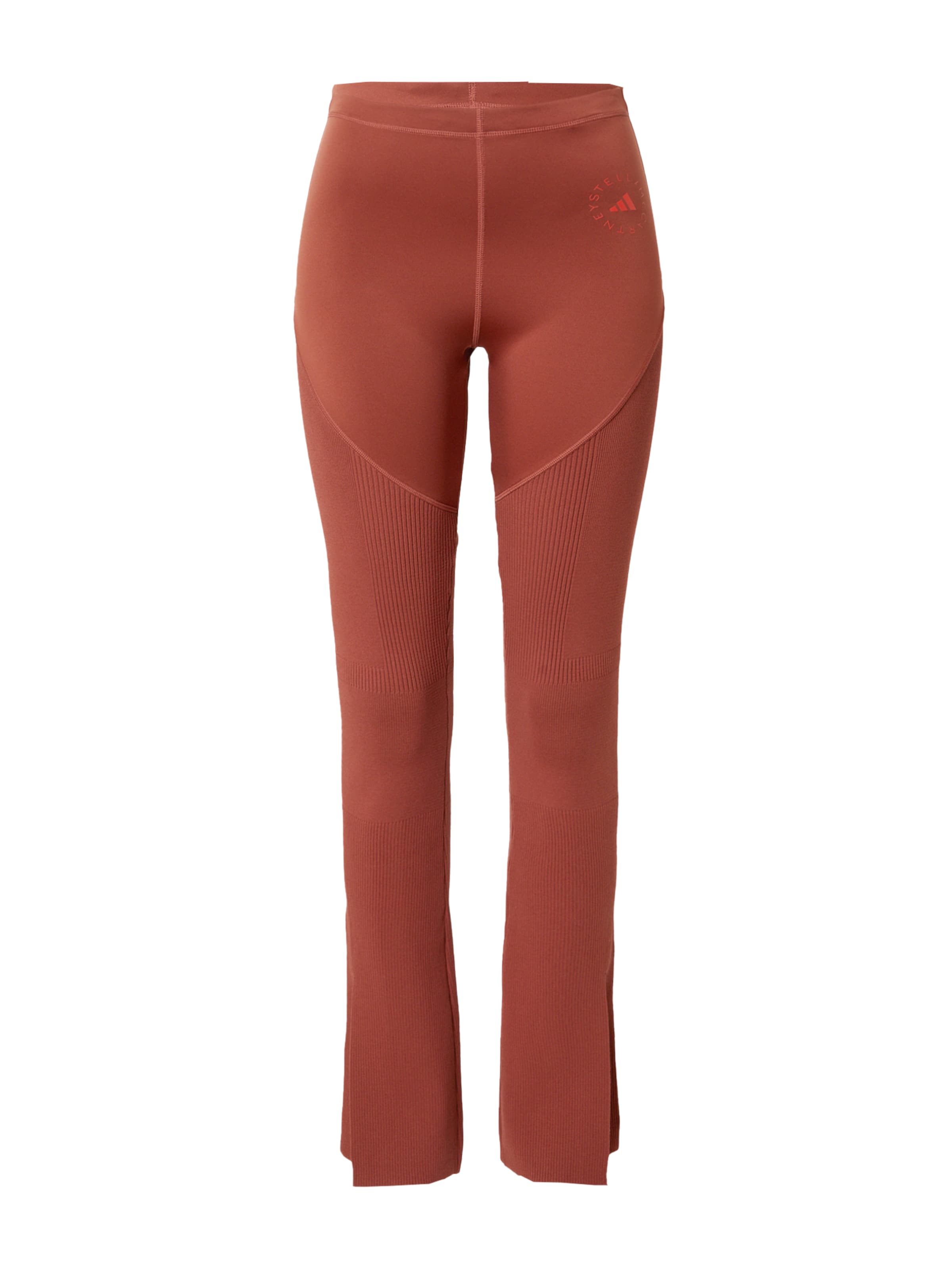 ADIDAS BY STELLA MCCARTNEY Rozšírený strih Športové nohavice 'Truestrength ' - Hnedá: predná strana