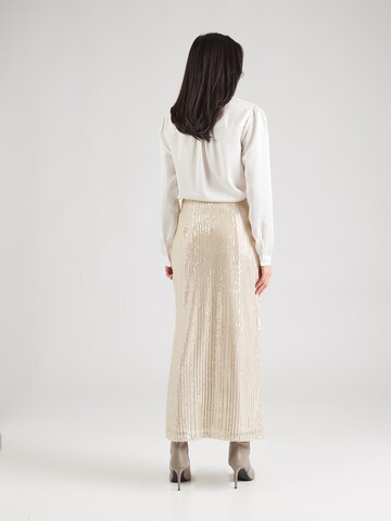 Jupe 'YASPALESA' YAS en beige