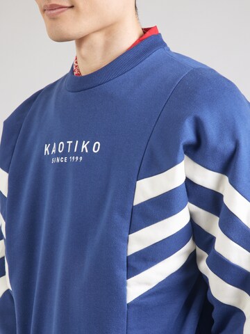 Sweat-shirt 'CHAD' Kaotiko en bleu