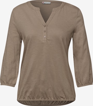 STREET ONE Shirt in Brown: front