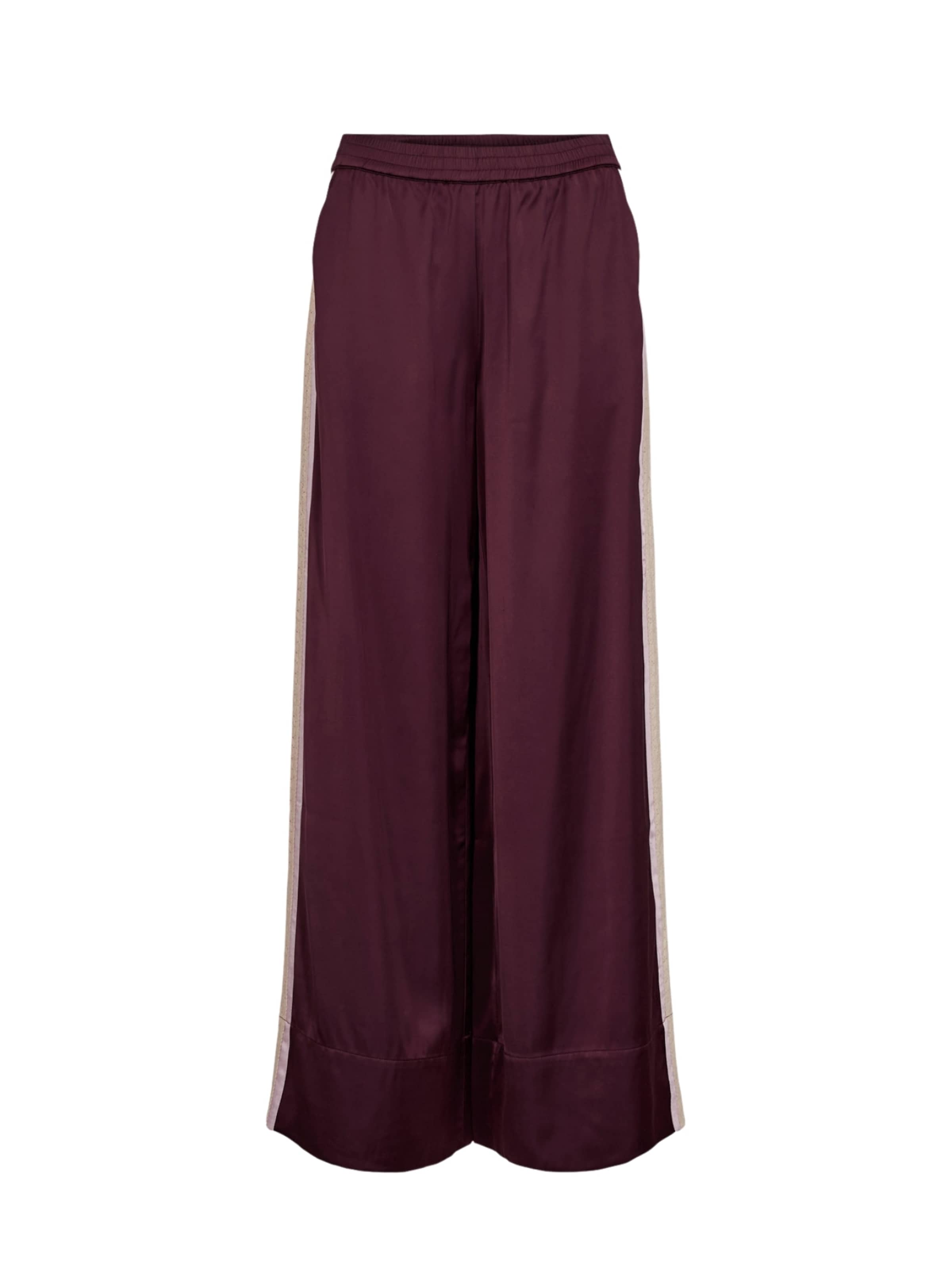 NÜMPH Regular Pants 'NUSANTINA' in Red: front