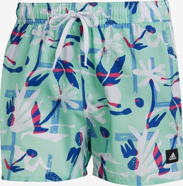 ADIDAS SPORTSWEAR Swimming Trunks in Green: front