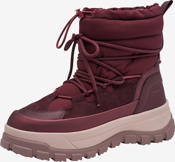 Tamaris - Botas de nieve en rojo: frente