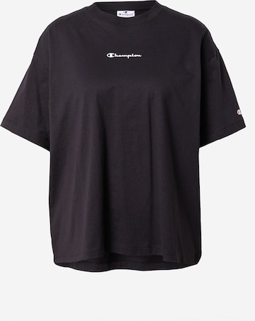 Champion Authentic Athletic Apparel T-Shirt in Schwarz: predná strana