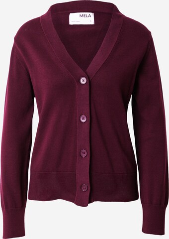 MELAWEAR Knit Cardigan 'SURINA' in Red: front