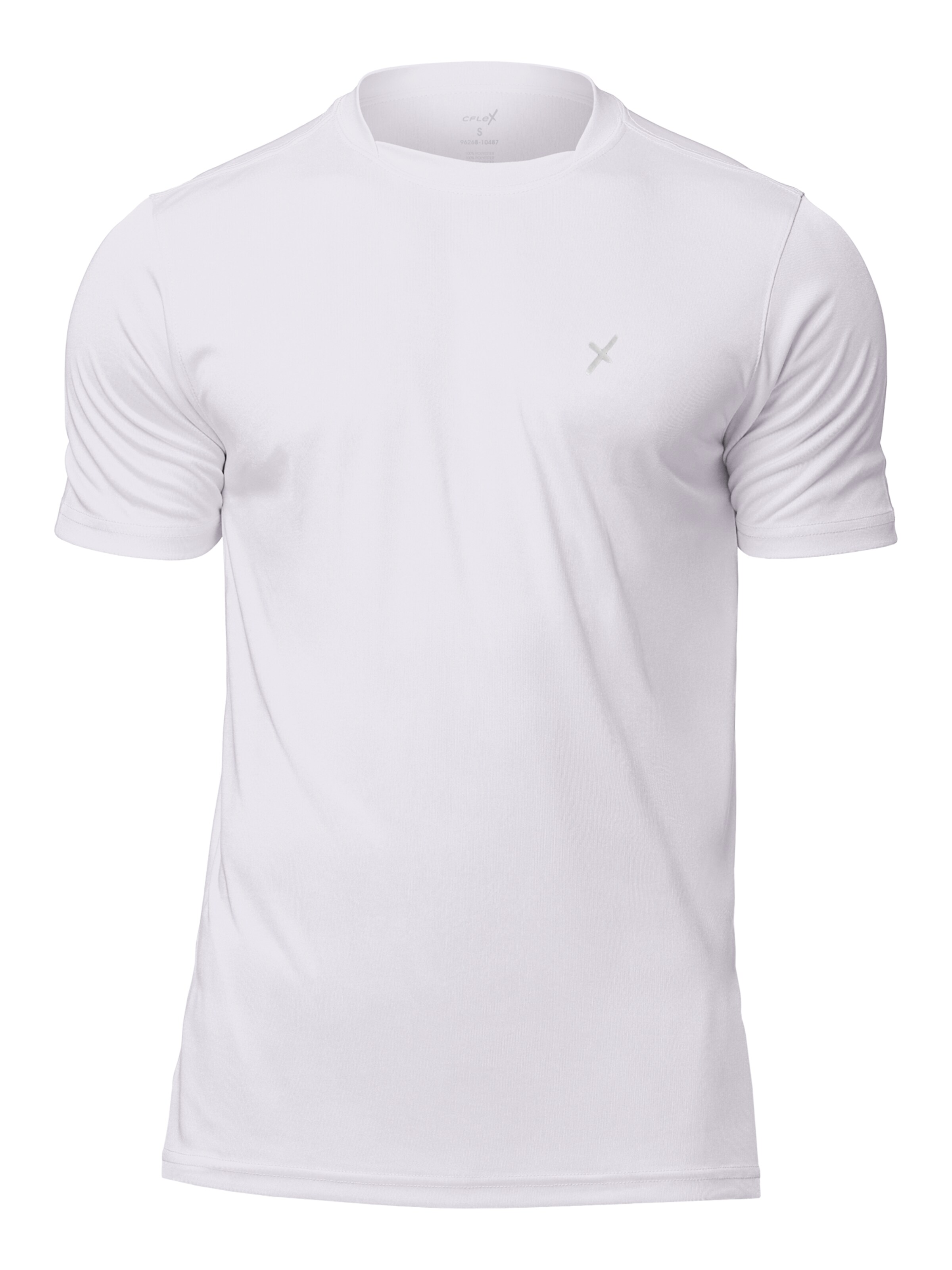 cflex Funktionsshirt 'Sportswear Collection'‌‌‌‌‌‌‌‌‌ in Weiß: Vorderseite