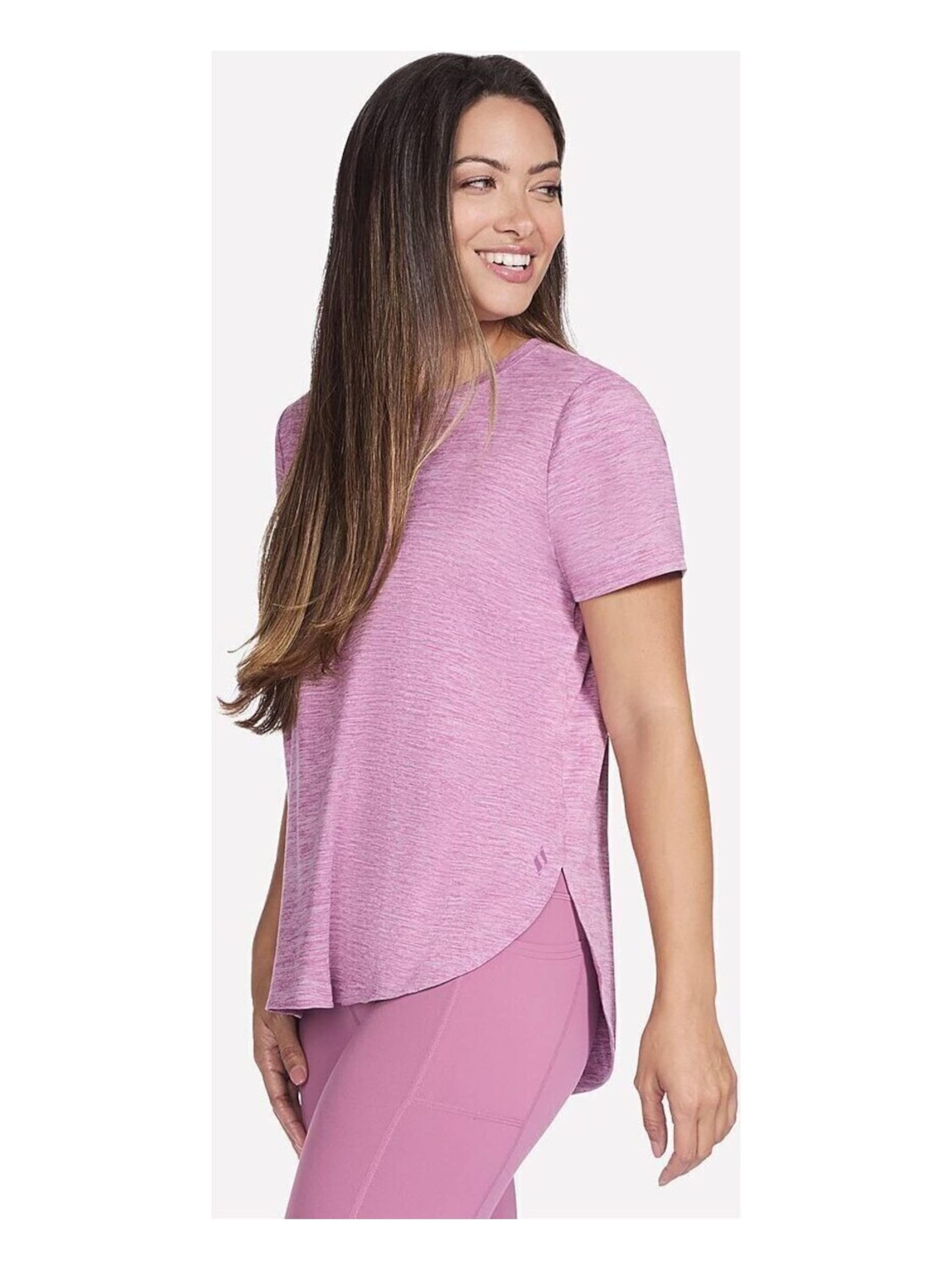 SKECHERS Shirt 'Skechers GO DRI Swift Tunic Tee' in Roze
