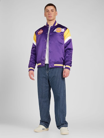 Veste mi-saison 'NBA' Mitchell & Ness en violet