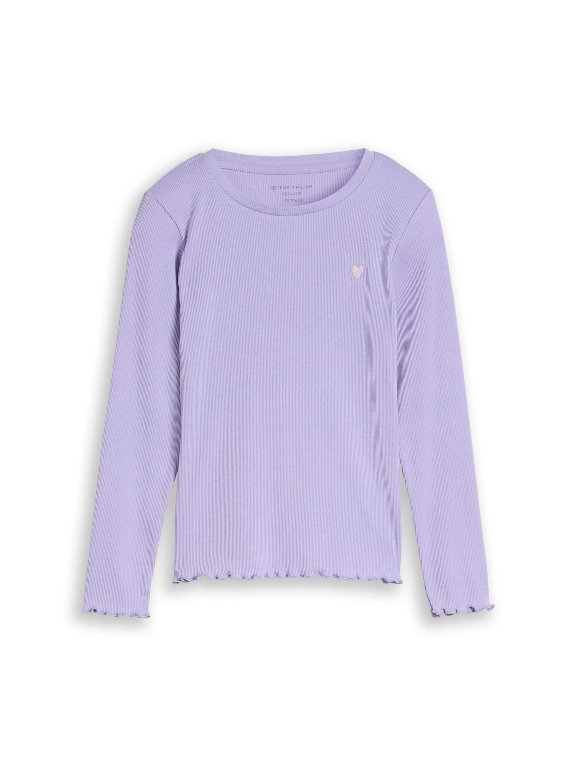 TOM TAILOR Shirt in Lila: voorkant