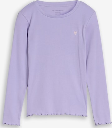 TOM TAILOR Shirt in Lila: voorkant