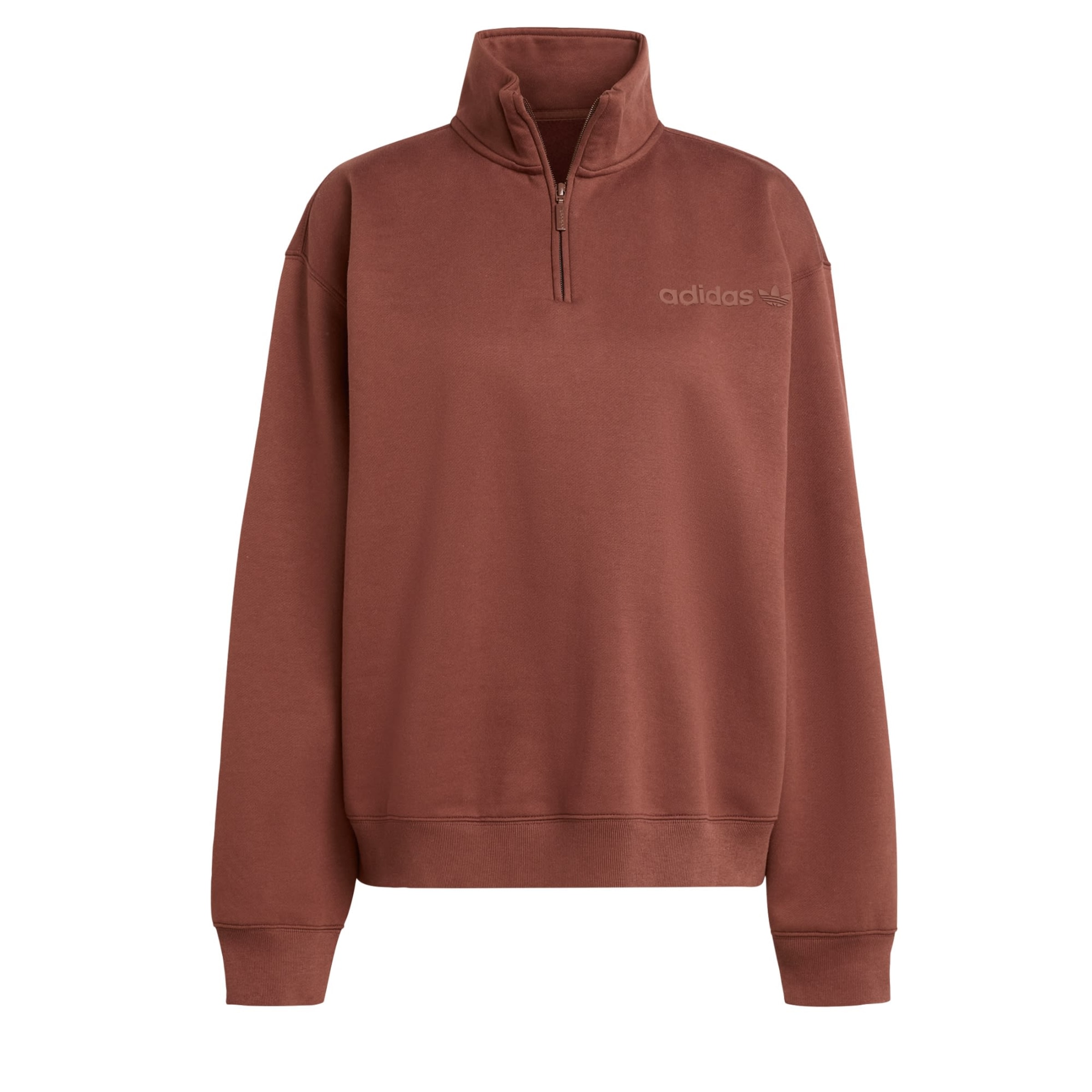 ADIDAS ORIGINALS Sweatshirt 'Essentials' in Bruin: voorkant