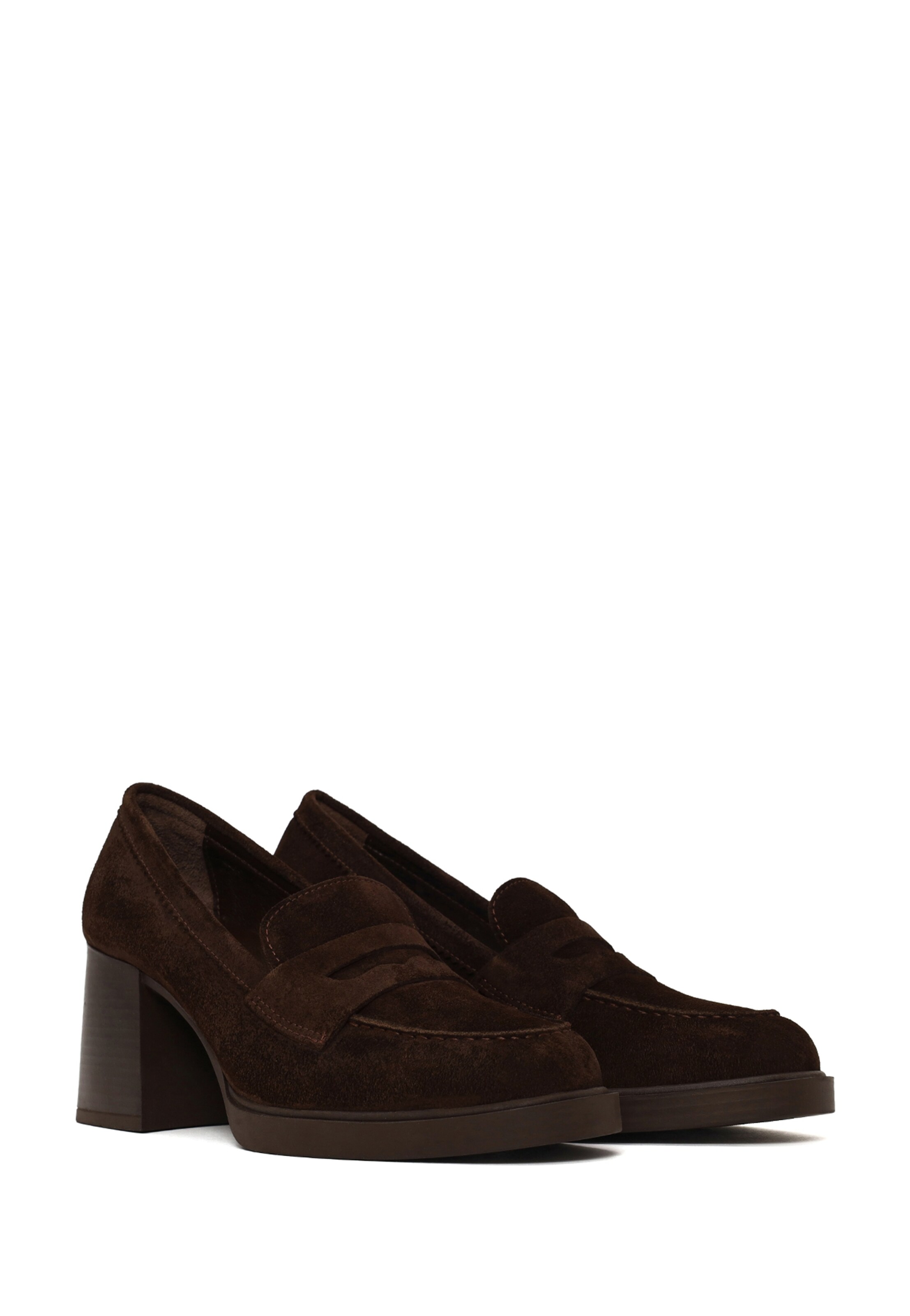 Derimod Pumps met hoge voorkant in Bruin