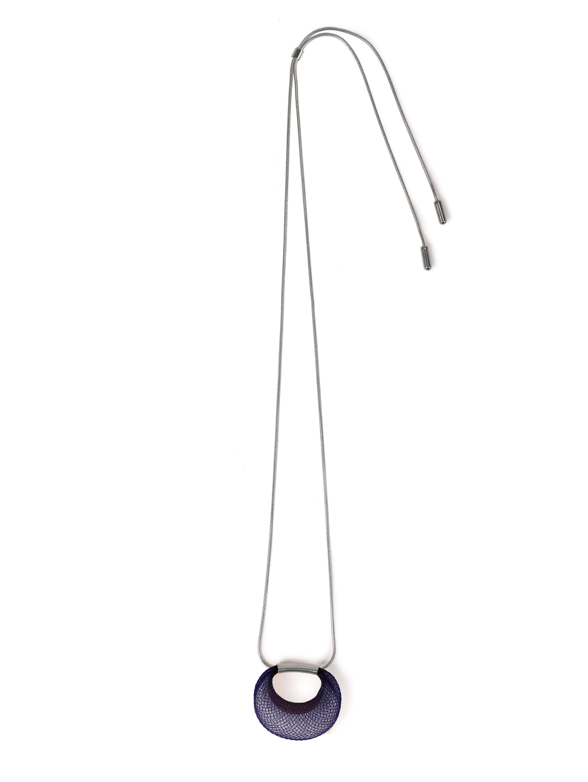 Gretchen Halskette 'Vlum Loop' in Blau: Vorderseite