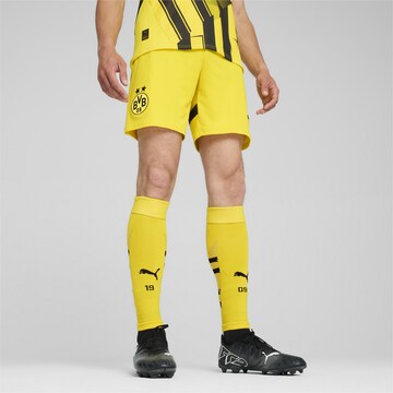 PUMA Regular Sportbroek 'Borussia Dortmund 24/25' in Geel: voorkant