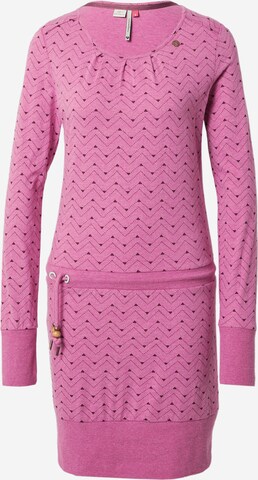 Ragwear Kleid 'Alexa' in Pink: predná strana