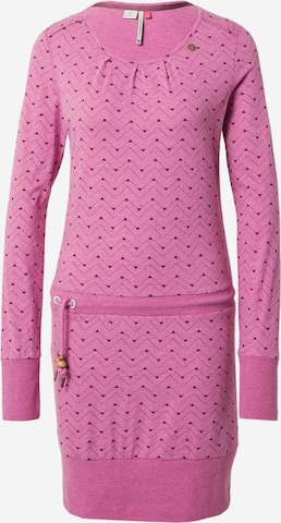 Ragwear Платье 'Alexa' в Ярко-розовый: спереди