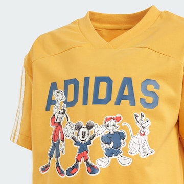 ADIDAS SPORTSWEAR Trainingsanzug  'Adidas x Disney Mickey Mouse' in Gelb