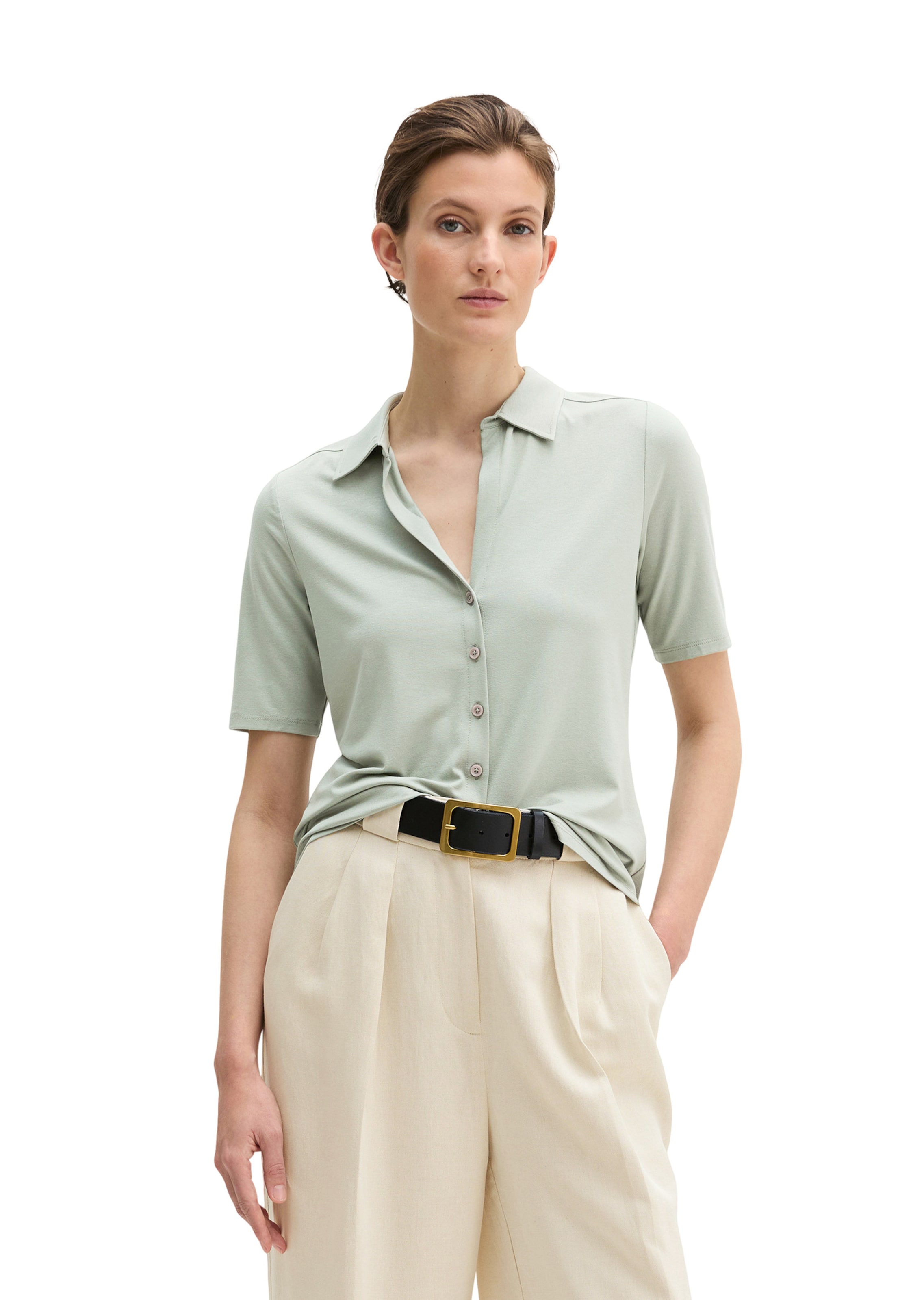 Marc O'Polo Blouse in Green: front