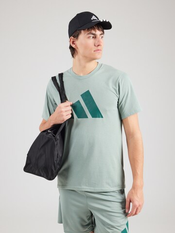 ADIDAS PERFORMANCE Функциональная футболка 'Train Essentials Feelready' в Зеленый: спереди