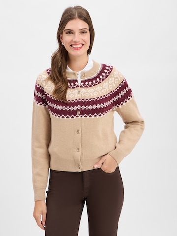 JOOP! Knit Cardigan 'Kloda' in Beige: front
