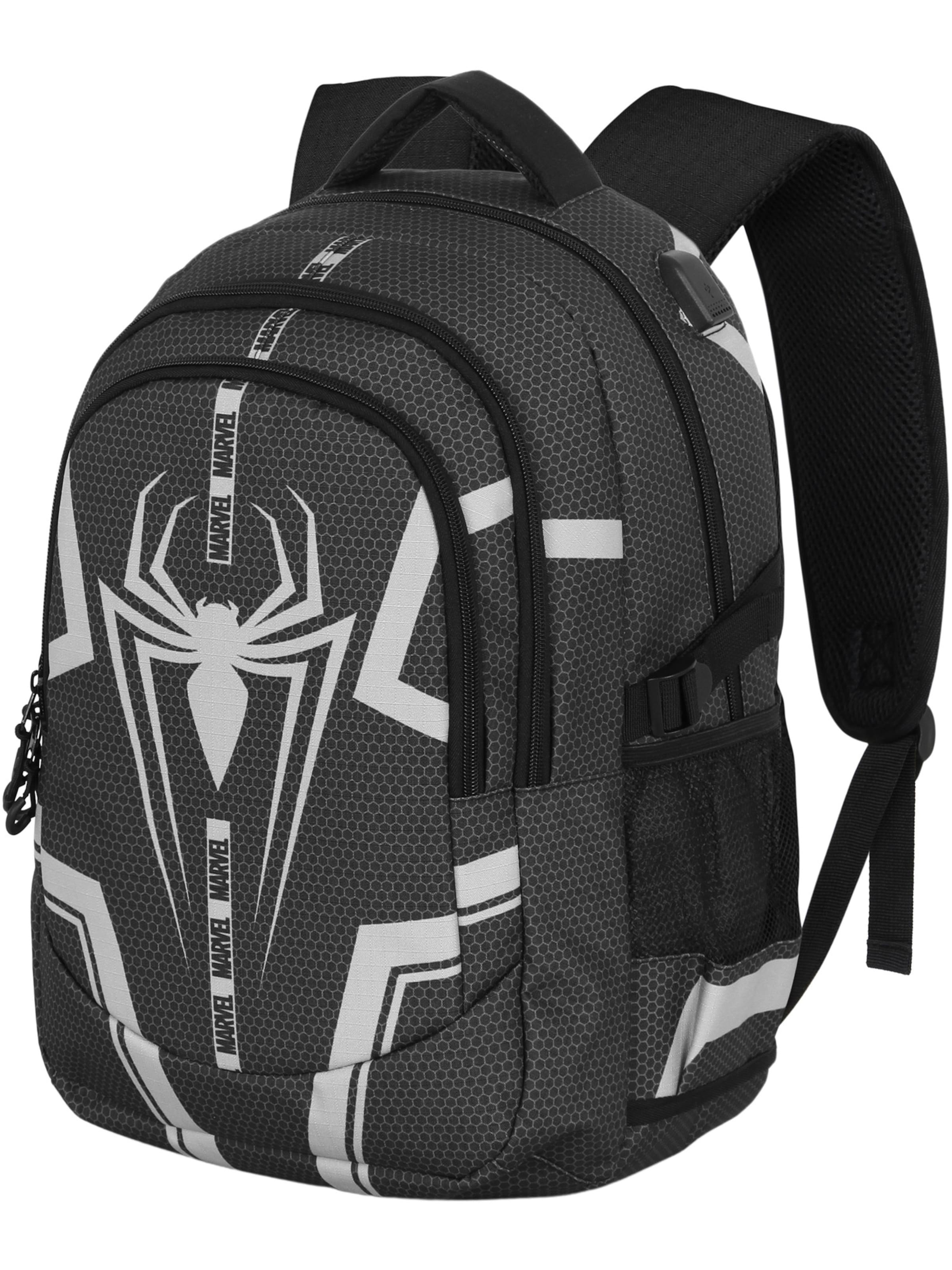 Sac à dos 'Spiderman Town-PLUS Running' marvel en noir : devant