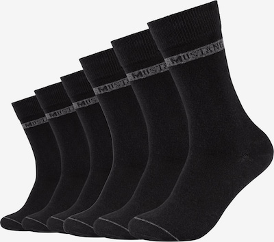 MUSTANG Socks in Dark grey / Black, Item view
