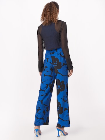 b.young Wide leg Broek 'BYIBINE' in Blauw