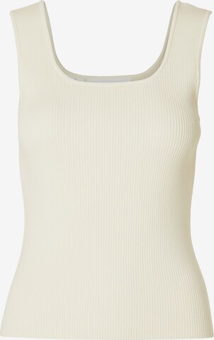 Tops en tricot 'Jenny' SELECTED FEMME en beige : devant