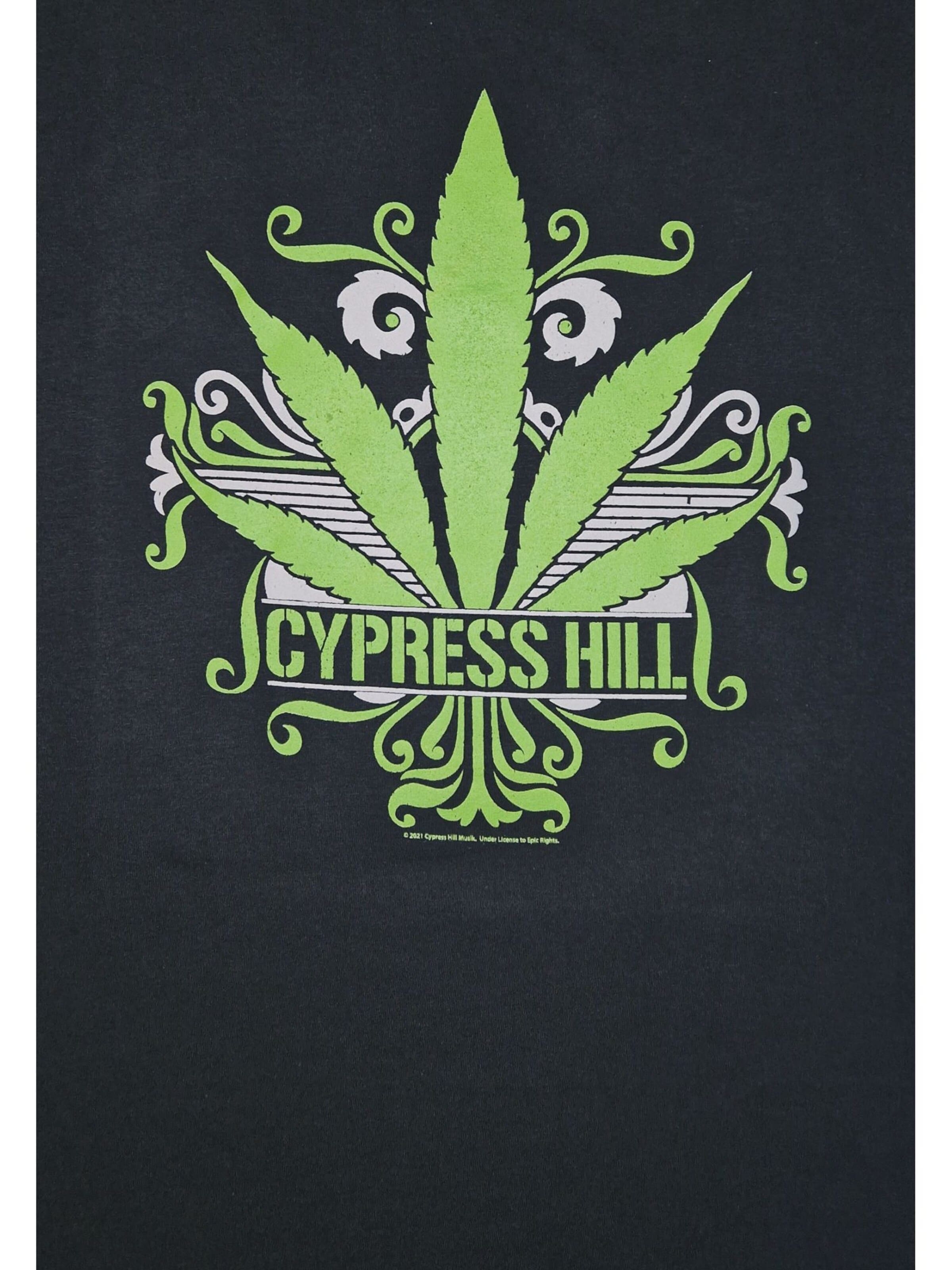 Sweat-shirt 'Cypress hill California Sweet Leaf Kapuzenpullover' Rockshirts en noir
