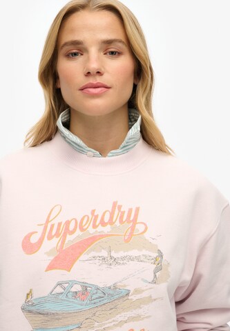 Sweat-shirt Superdry en rose
