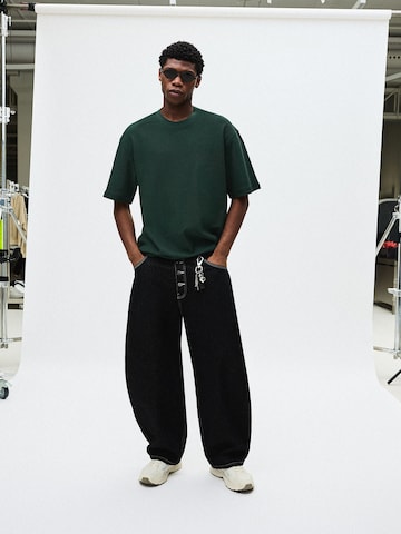 Bershka Tričko - Zelená