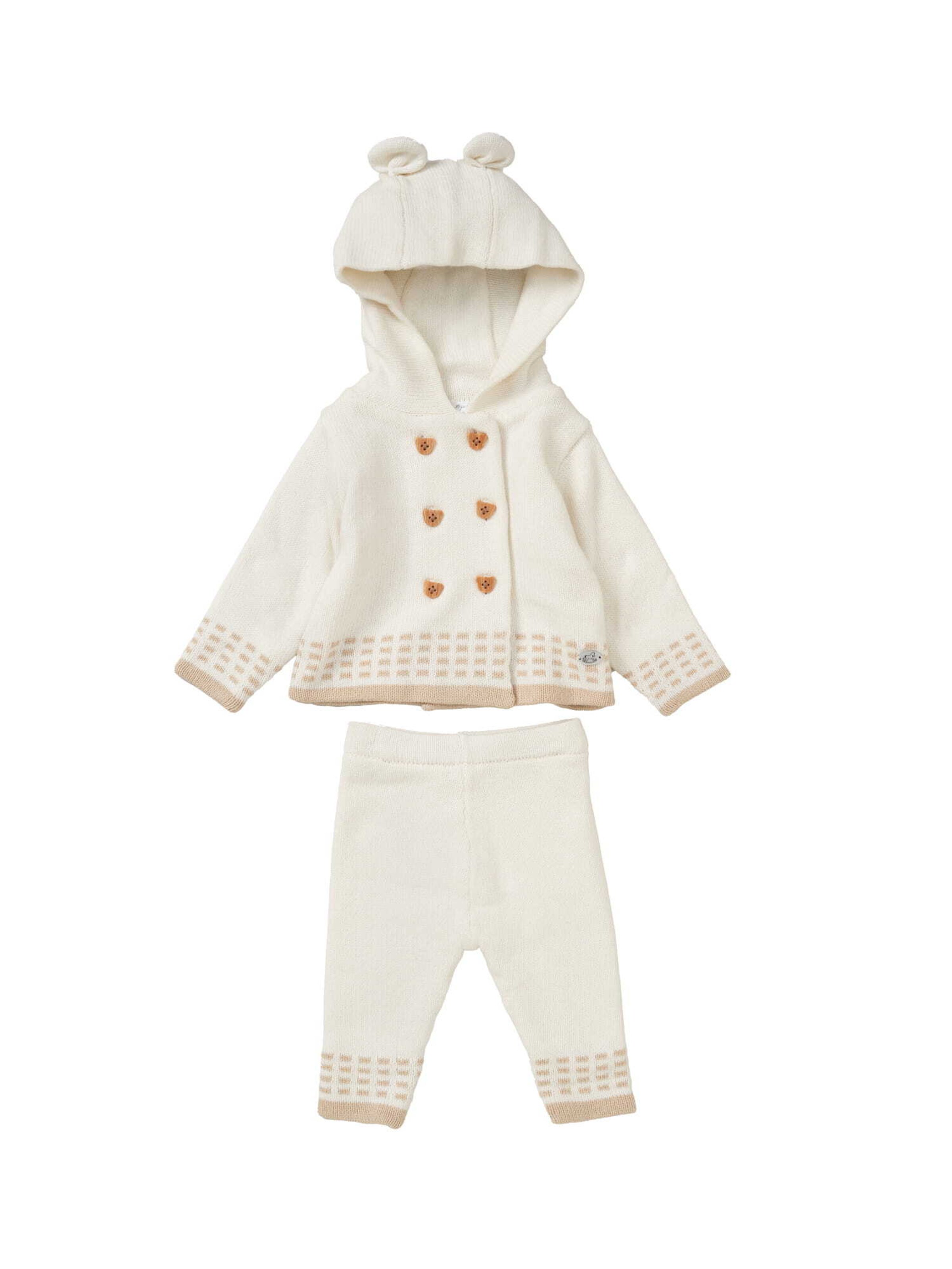 Set 'Bär' Rock a Bye Baby Boutique en blanc : devant