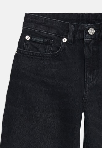 Calvin Klein Jeans Szeroka nogawka Jeansy w kolorze czarny