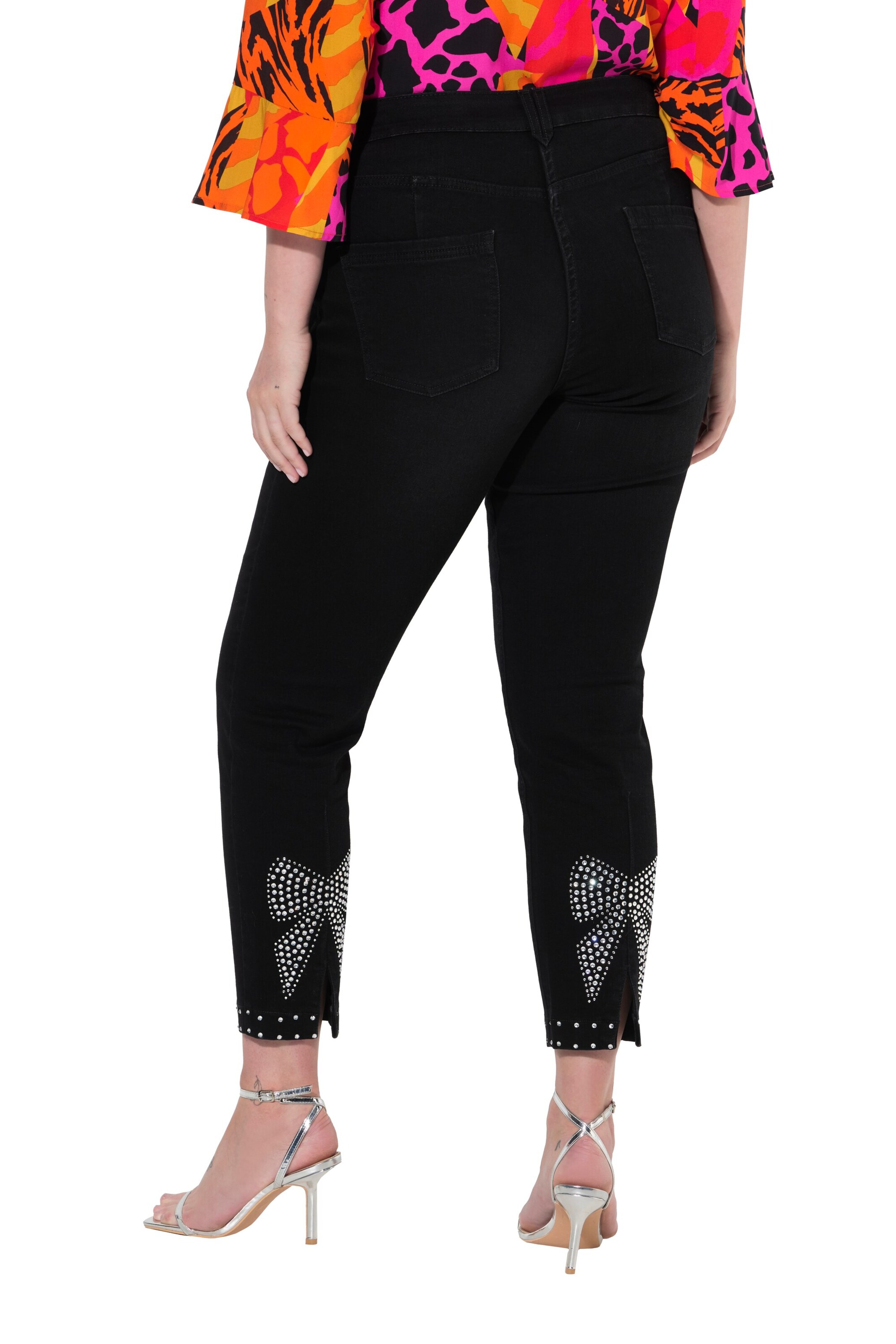 MIAMODA Slimfit Jeans in Zwart