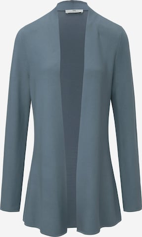 Peter Hahn Knit Cardigan in Blue: front