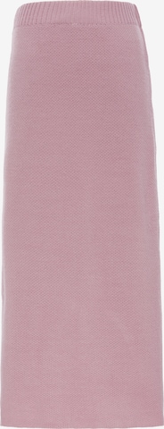 Usha - Saia em rosa: frente