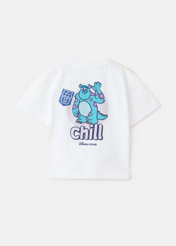 T-Shirt 'MONCAM2' MANGO KIDS en blanc