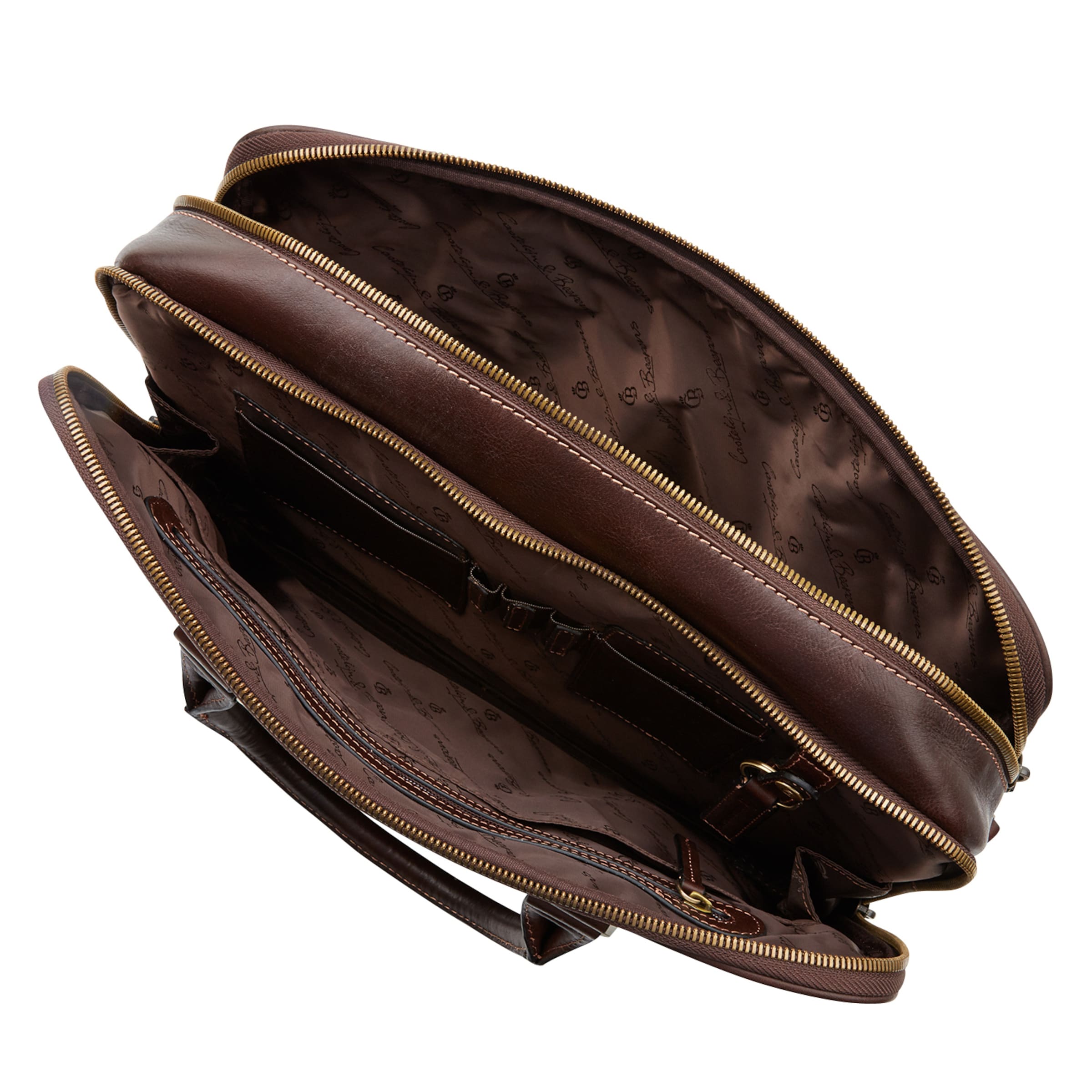 Borsa portadocumenti 'Verona' di Castelijn & Beerens in marrone