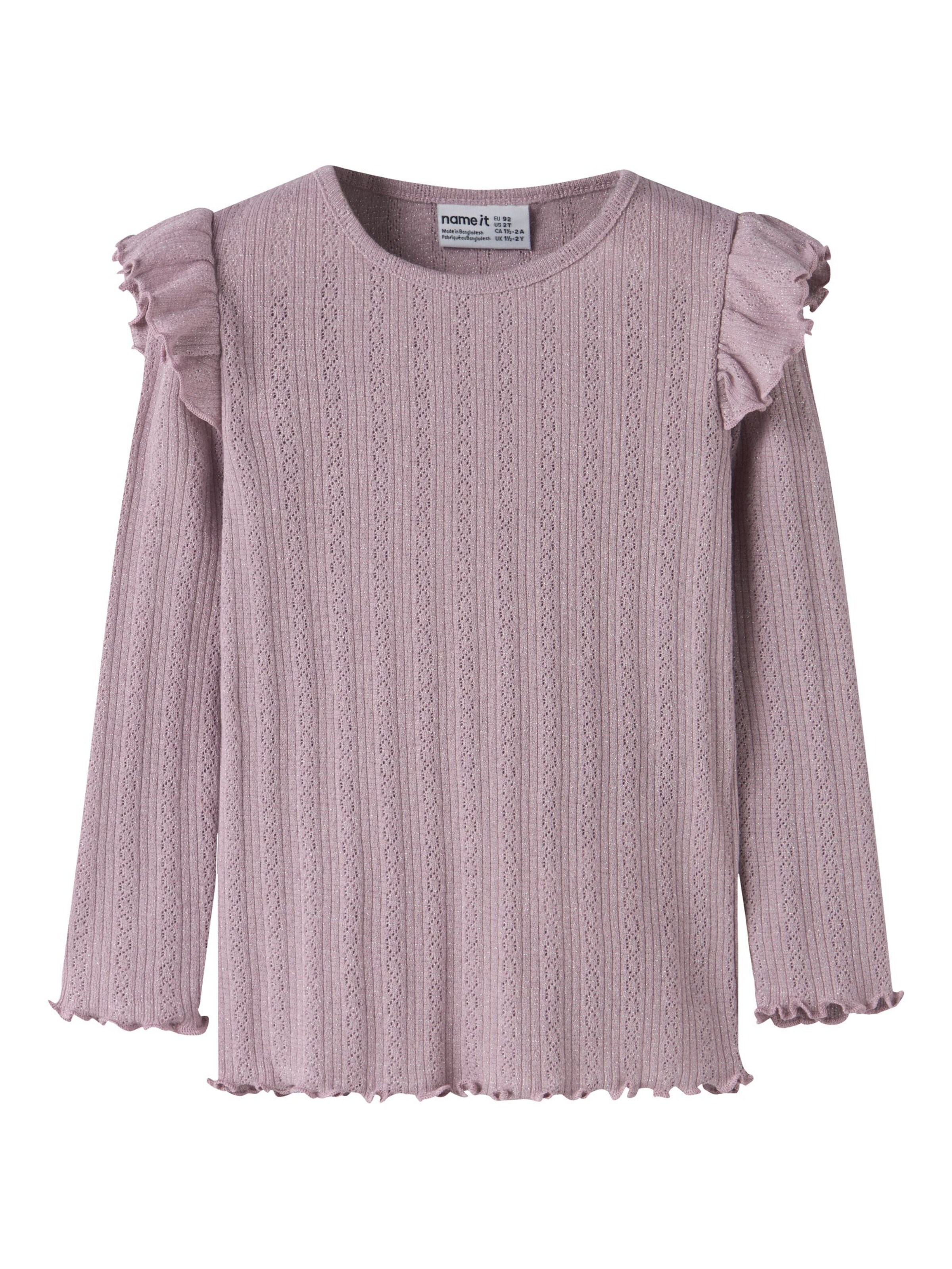 NAME IT Trui in de kleur Oudroze, Productweergave