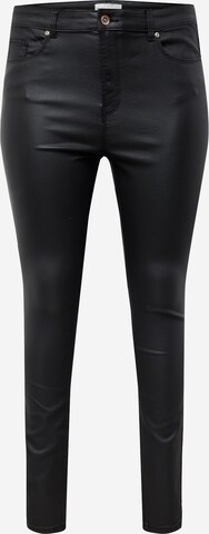 ONLY Carmakoma Skinny Jeans 'ANNE' in Schwarz: predná strana