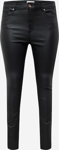 ONLY Carmakoma Skinny Jeans 'ANNE' in Schwarz: predná strana