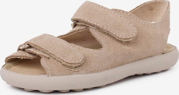 Sandalo di Pisamonas in beige: frontale
