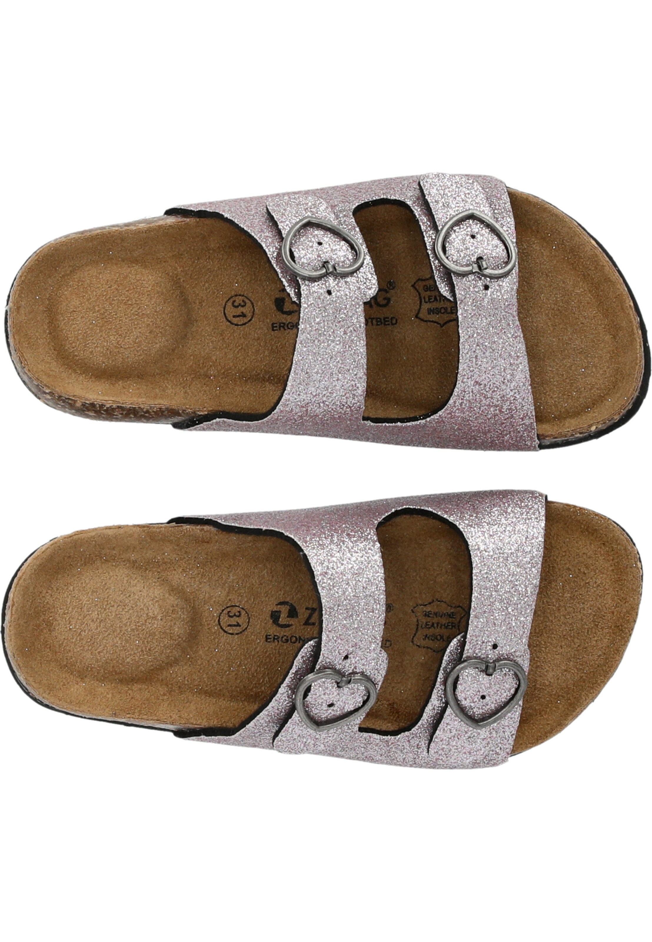 ZigZag Sandale 'Messina' in Pink