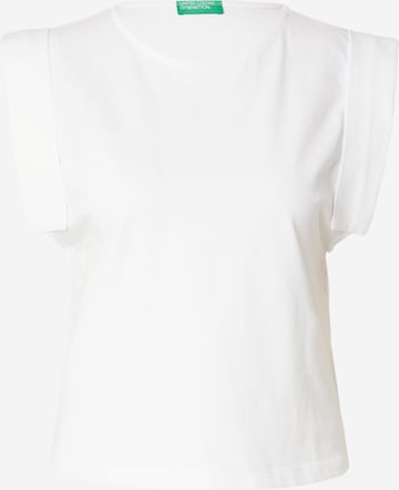 T-shirt UNITED COLORS OF BENETTON en blanc : devant